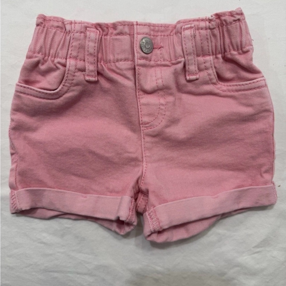 Cat And Jack 12m Girls Baby‎ Pink Jean Shorts